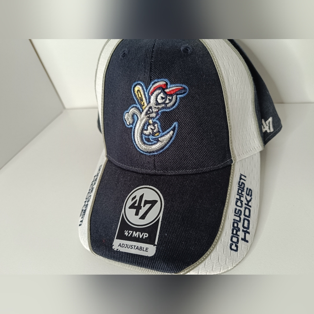 '47 MVP Adjustable Sammy Corpus Christi Hooks Cap Hat Texas Fishing MLB Baseball